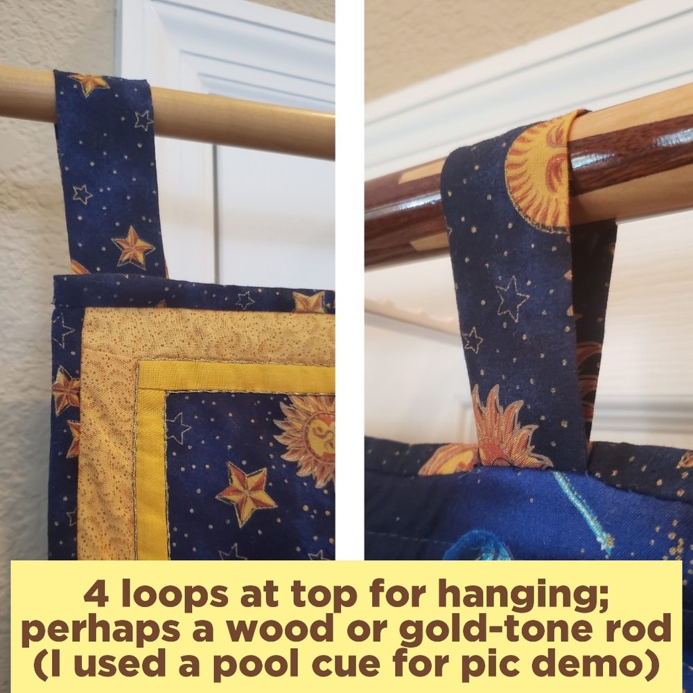 *🌞SALE🌜*  Custom wall hanging with sun, moon, stars, planets! - Picture 9 of 10